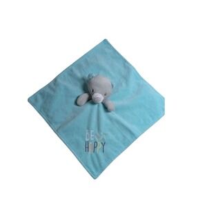 Baby Starters "Be Happy" Plush Bear Security Blanket  Lovey plush 12"